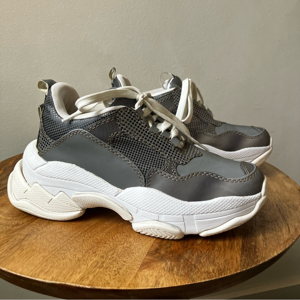 Jeffrey Campbell | Lo Fi Chunky Flared Heel Sneaker